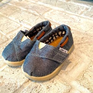 Tom’s herringbone Velcro baby/toddler